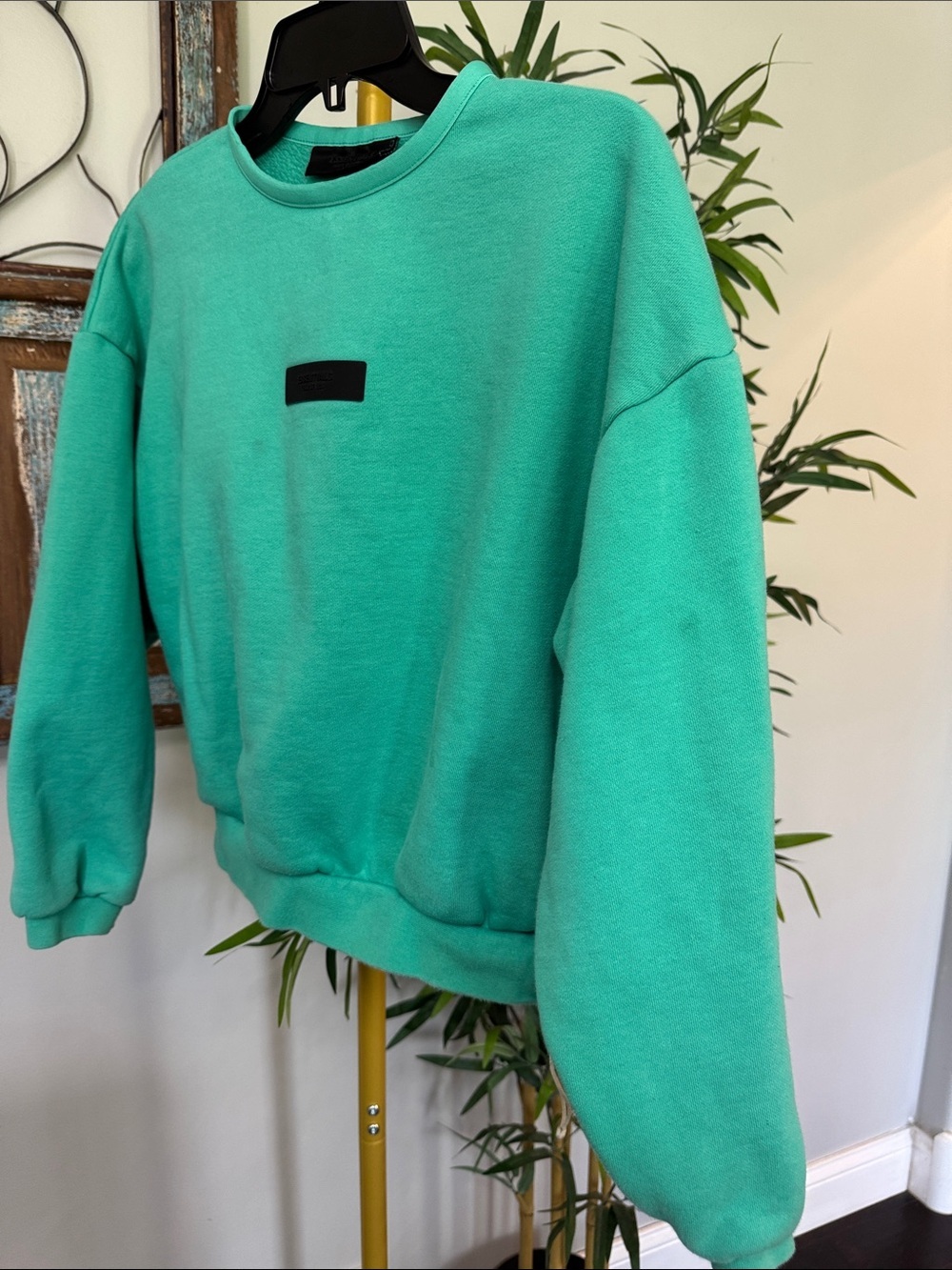 Fear of God Turquoise Crewneck Sweatshirt with pockets 12 - Picture 5 of 16